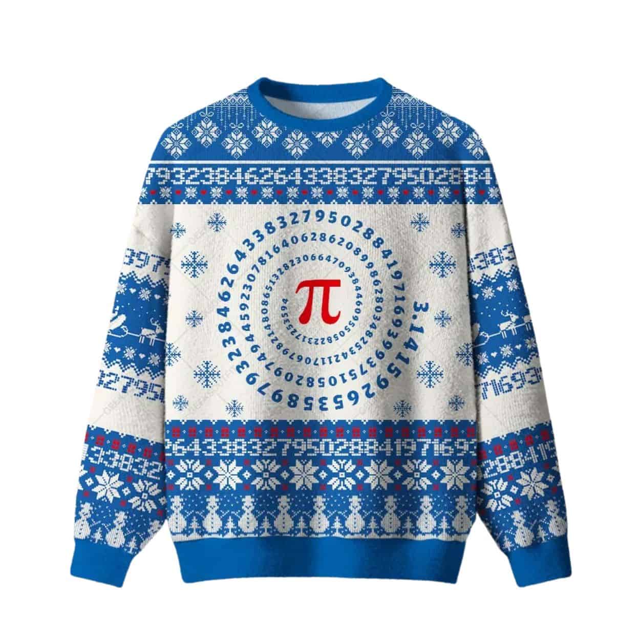 Pi Math Ugly Christmas Sweater