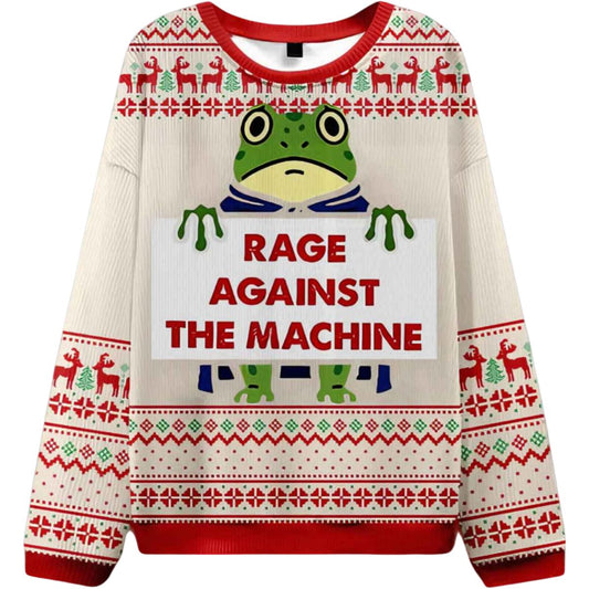 Rage Against The Machine Ugly Christmas Sweater