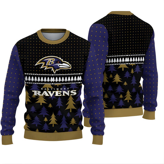 Ravens Winter Glory Ugly Christmas Sweater