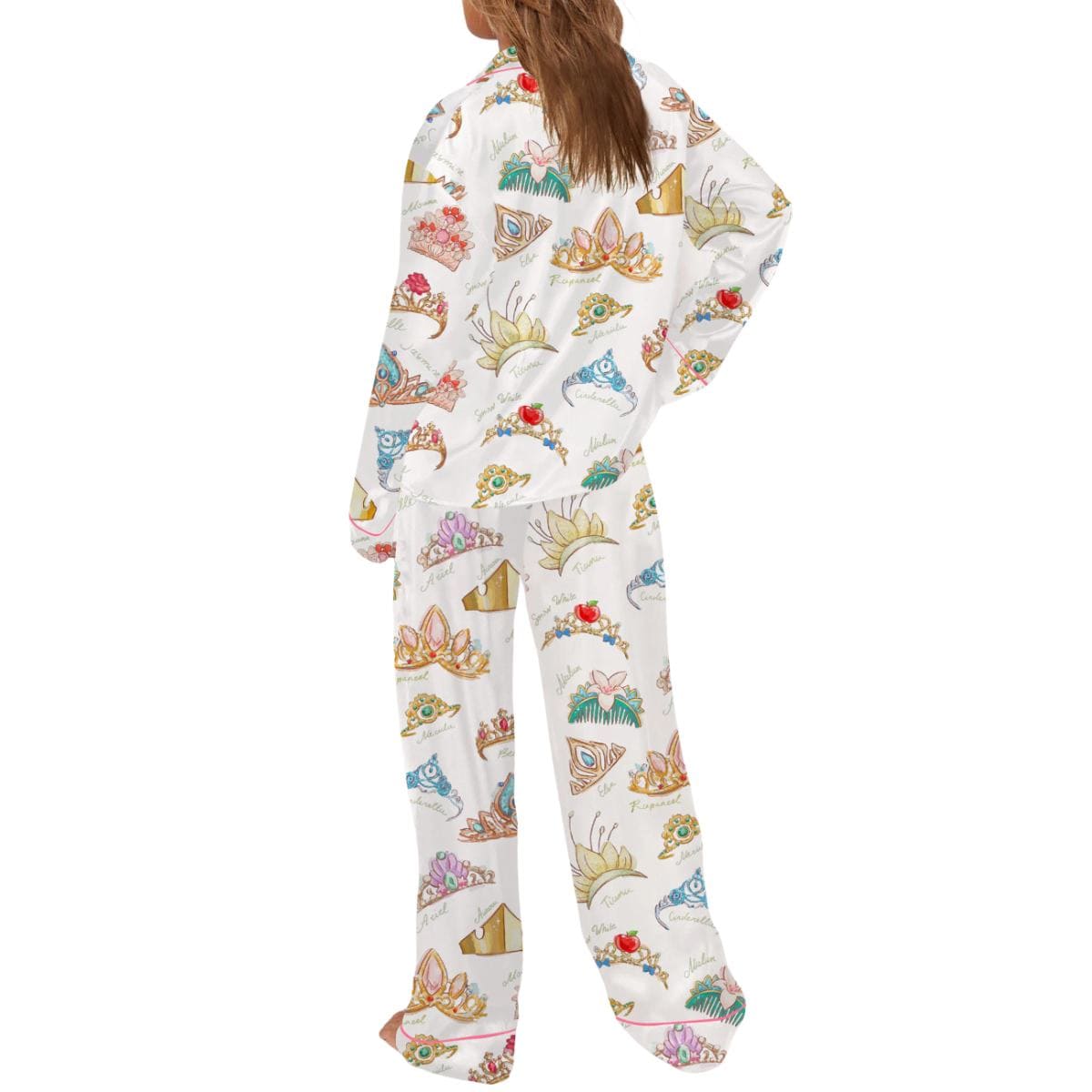 Retro Princess Crown Pajama Set