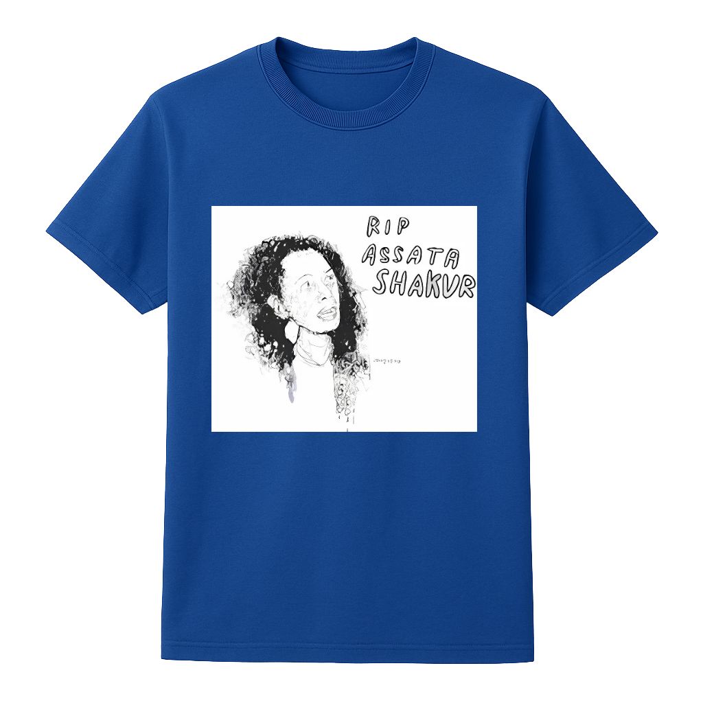 Rip Assata Shakur Shirt Blue
