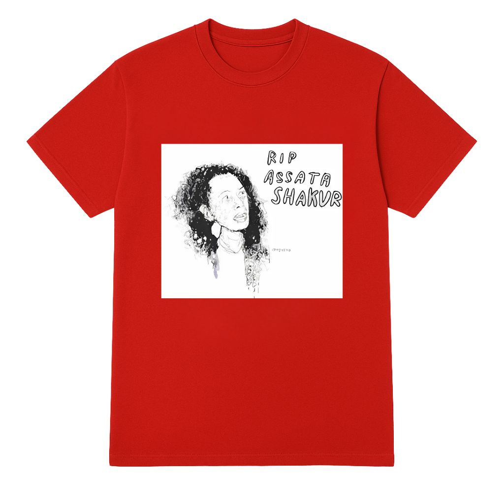 Rip Assata Shakur Shirt Red