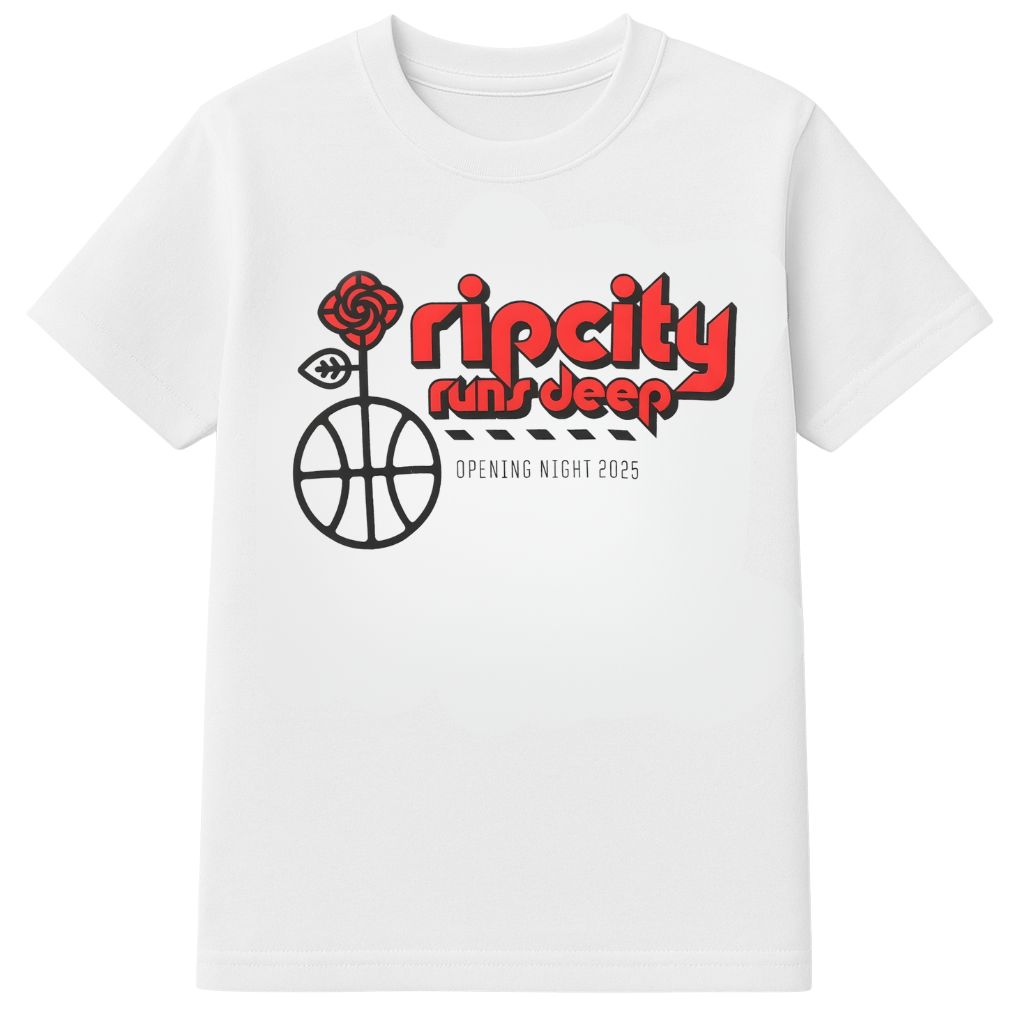 Rip City Runs Deep Opening Night 2025 Shirt