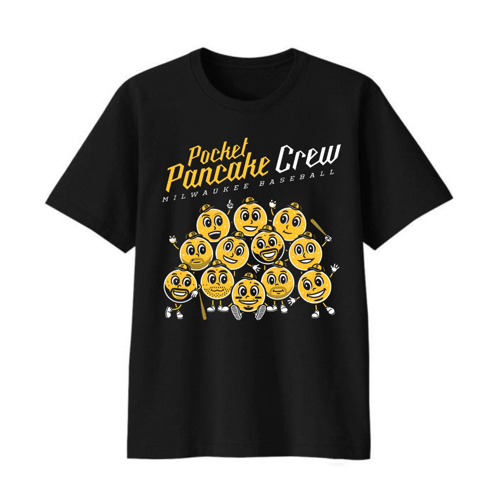 Sal Frelick Pocket Pancake Crew Milwaukee Baseball Shirt