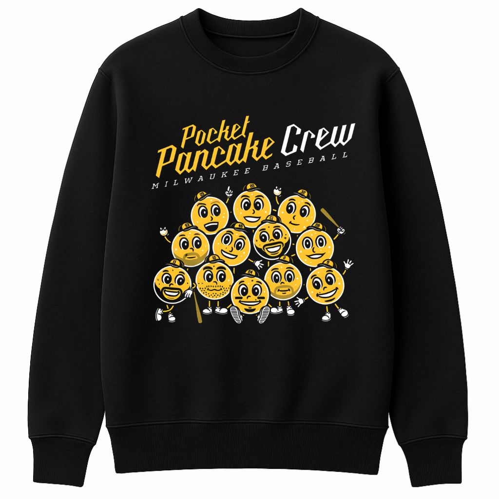Sal Frelick Pocket Pancake Crew Milwaukee Baseball Shirt