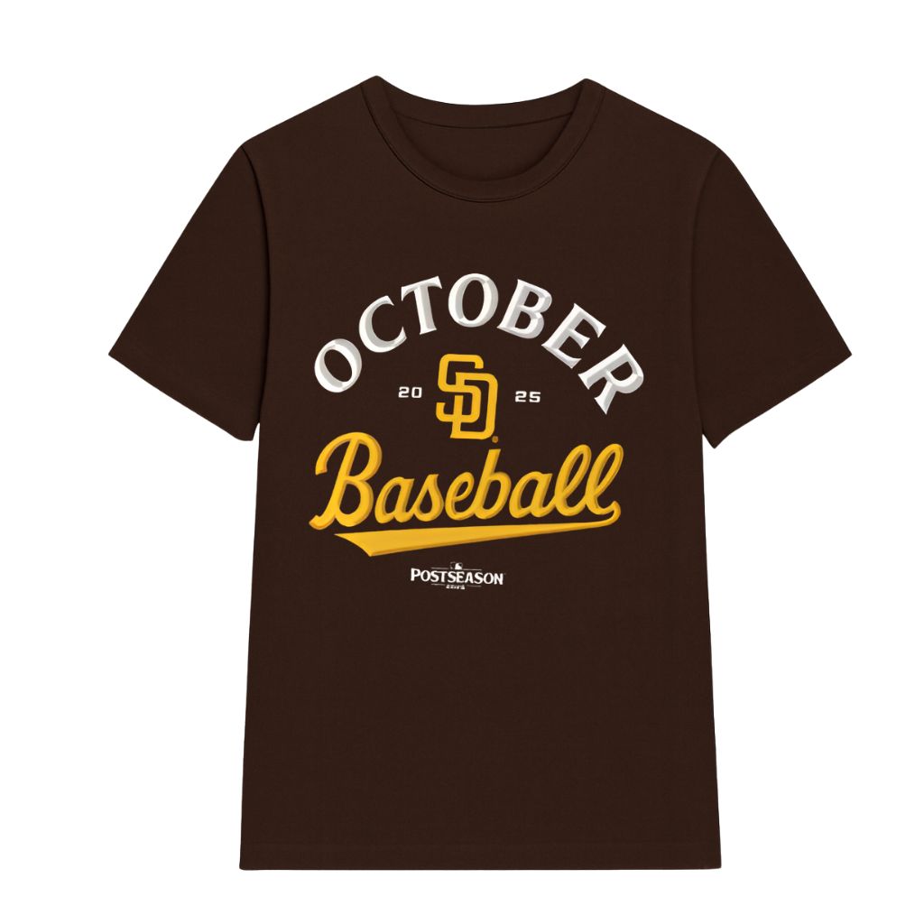 San Diego Padres October Baseball 2025 Shirt