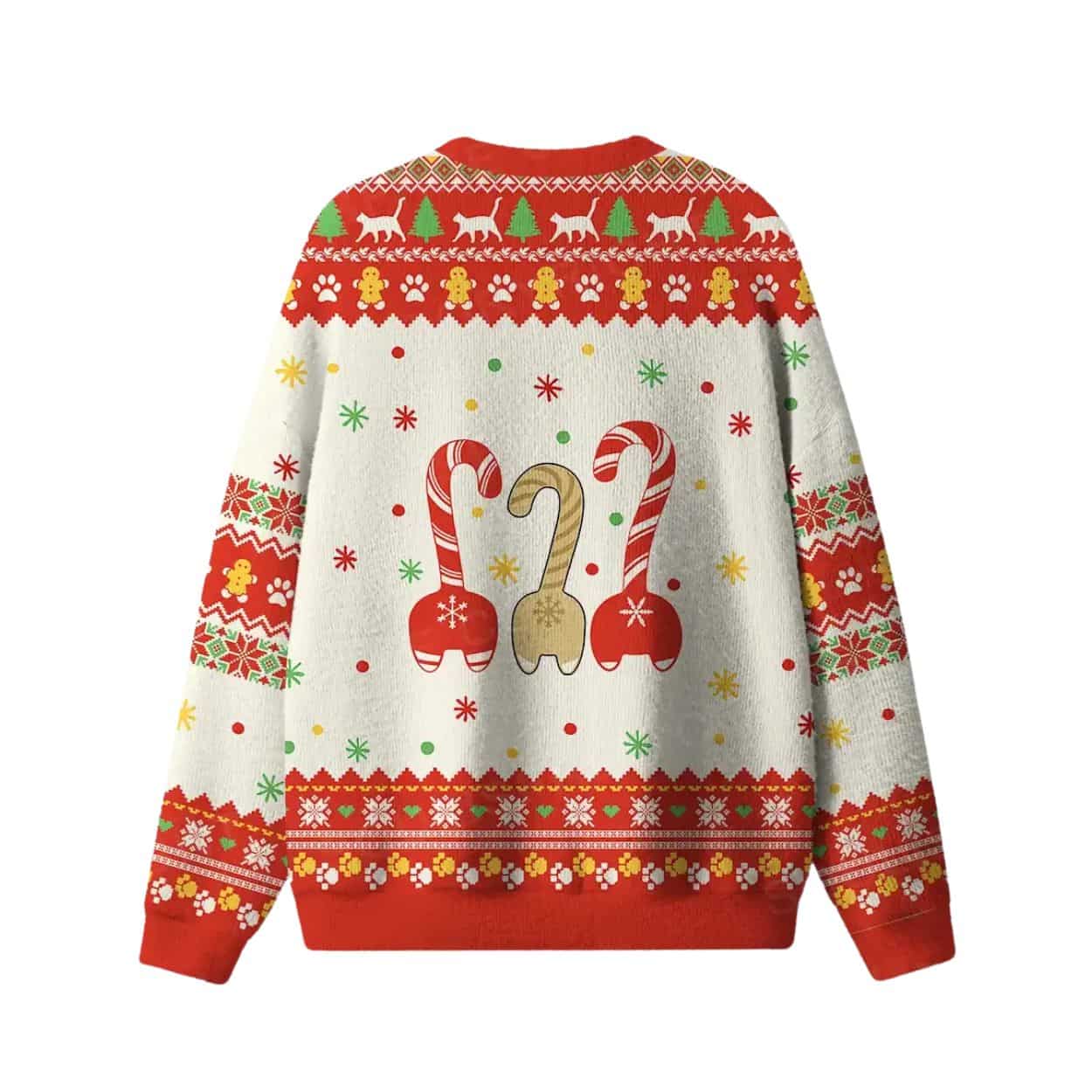 Santa Claus’ Bakery Kneaded To Purrfection Ugly Christmas Sweater