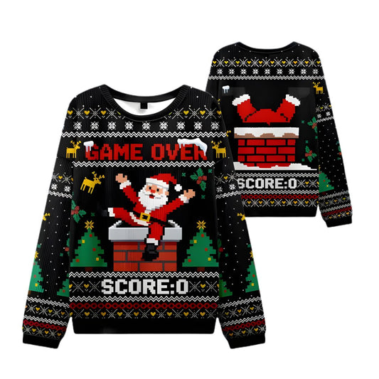 Santa Claus Fell Into The Chimney Ugly Christmas Sweater