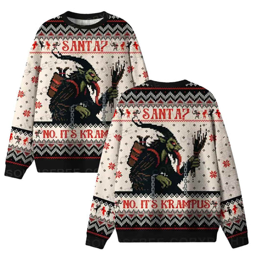 Santa No It’s Krampus Ugly Christmas Sweater