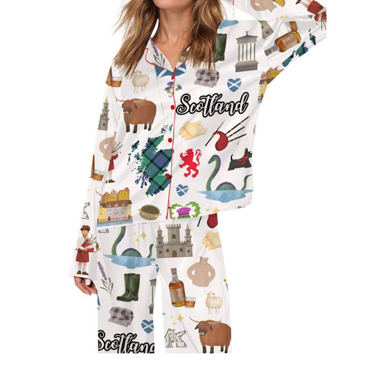 Scotland Silky Pajama Set