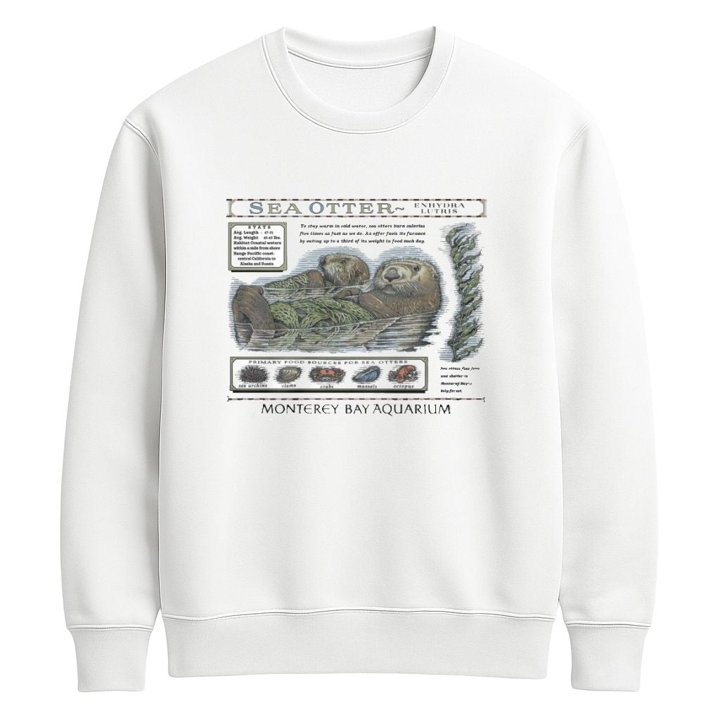 Sea Otters Monterey Bay Aquarium Sweatshirt