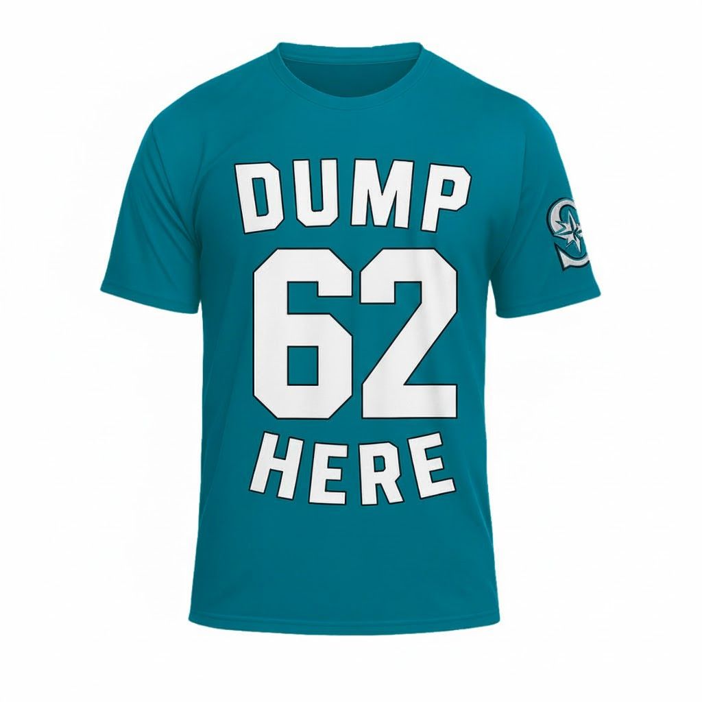 Seattle Mariners x Cal Raleigh Dump 62 Here Shirt