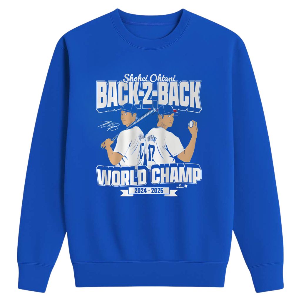 Shohei Ohtani Back 2 Back World Champ 2024-2025 Shirt