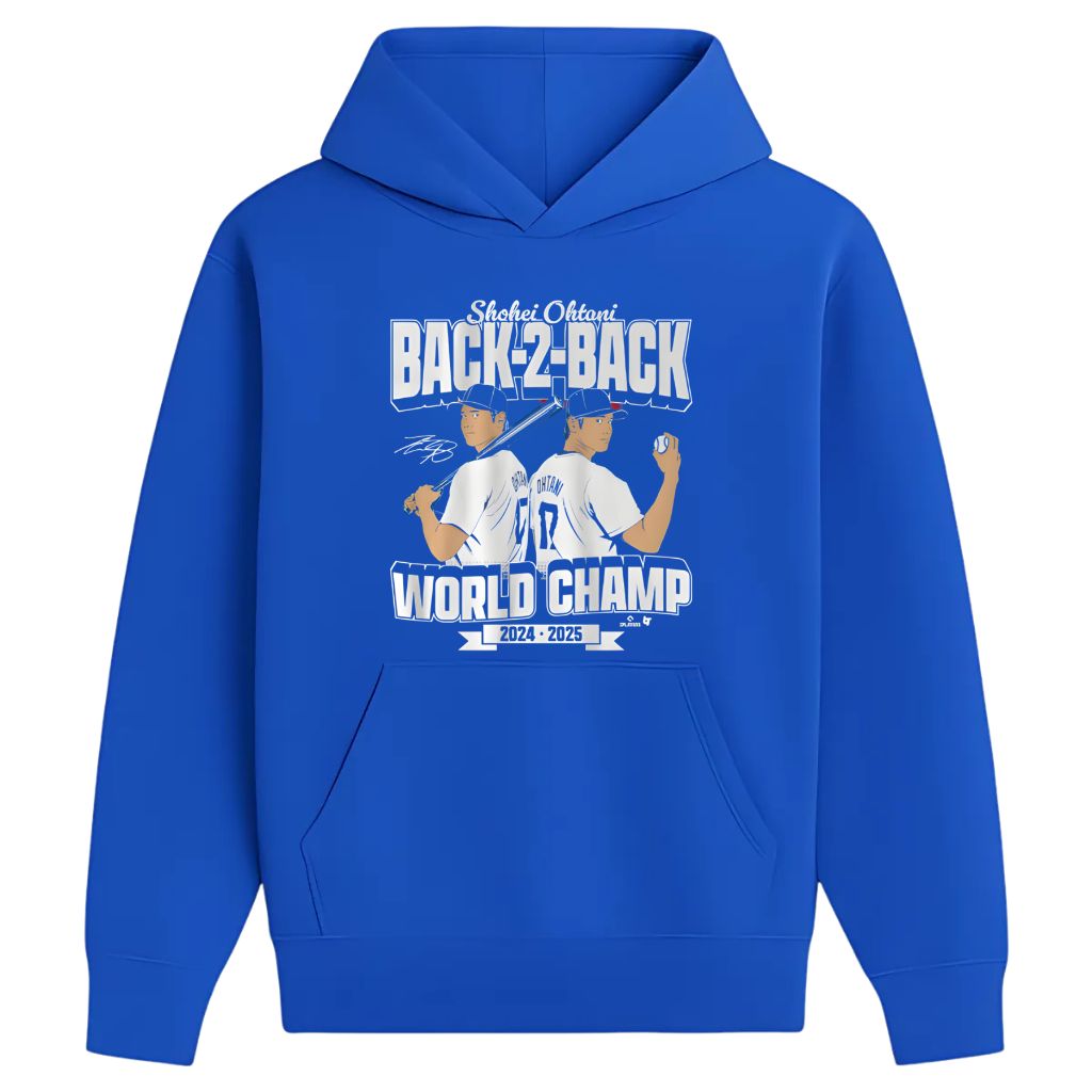Shohei Ohtani Back 2 Back World Champ 2024-2025 Shirt