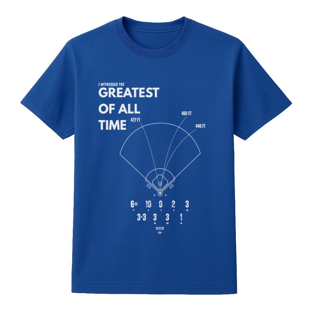 Shohei Ohtani I Witnessed the Greatest of All Time Dodgers Shirt