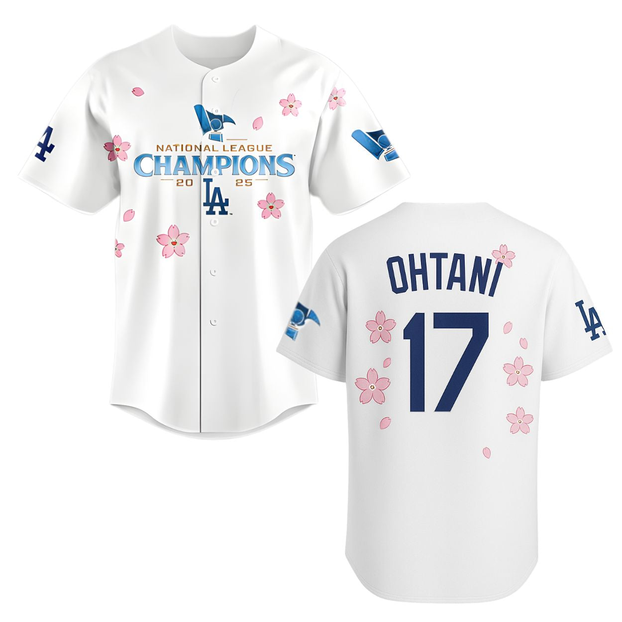 Shohei Ohtani LA Dodgers Cherry Blossom NLCS 2025 Jersey