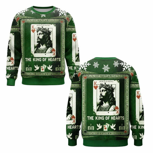 The King Of Hearts Ugly Christmas Sweater
