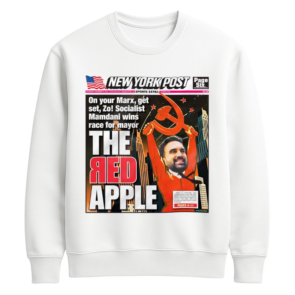 The Red Apple Socialist Mamdani Shirt