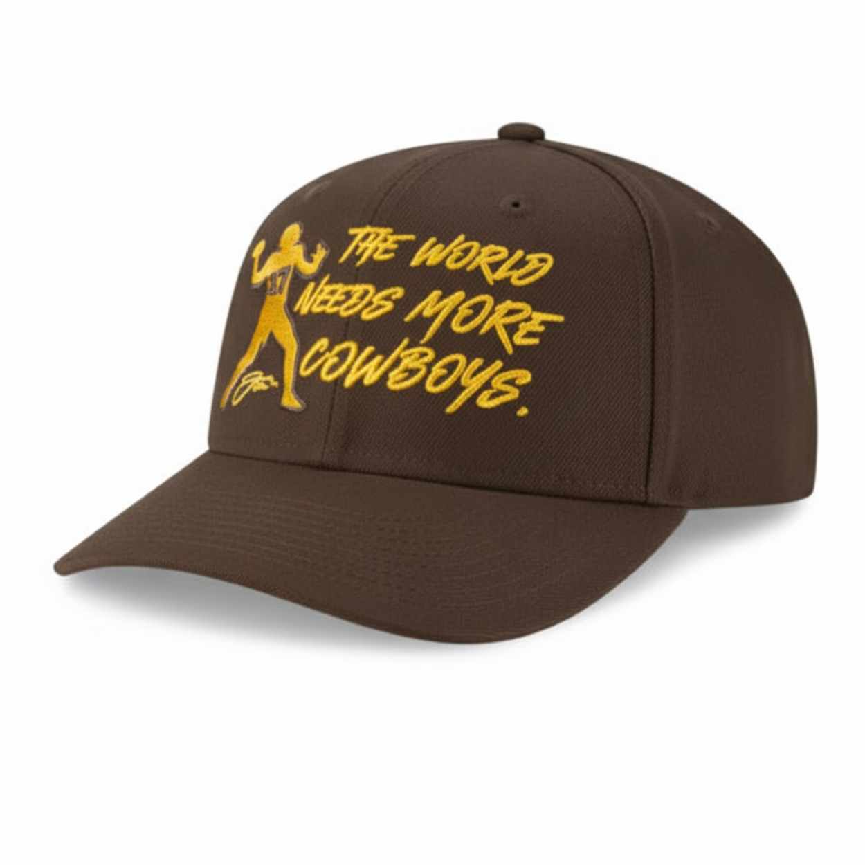 The World Needs More Cowboys Josh Allen Signature Hat