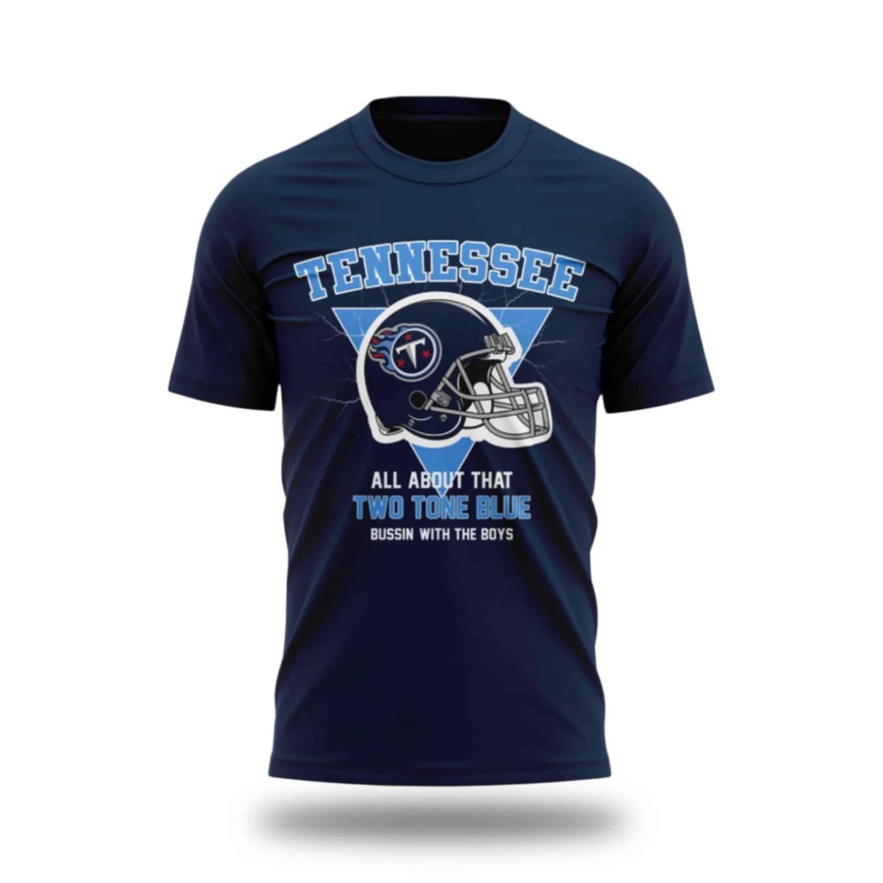 Titans All About That Two Tone Blue Bussin With The Boys Shirt
