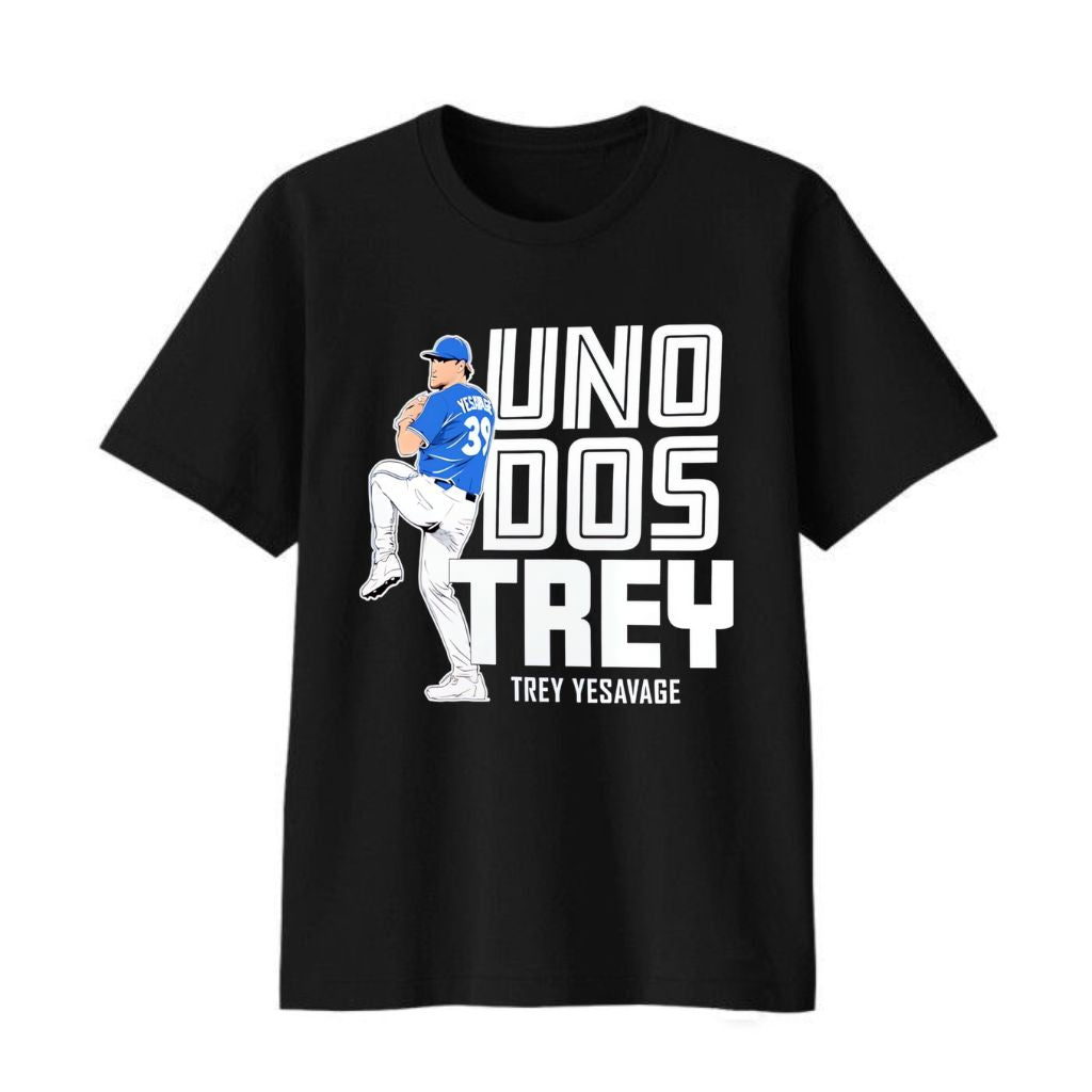 Trey Yesavage Blue Jays Uno Dos Trey Shirt