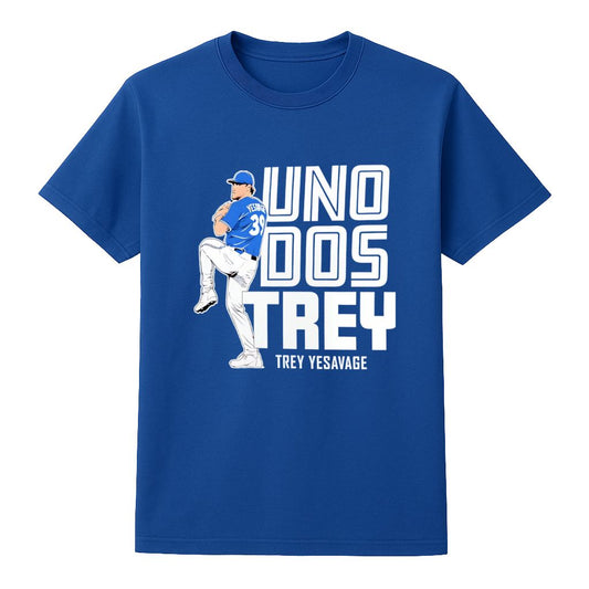 Trey Yesavage Blue Jays Uno Dos Trey Shirt