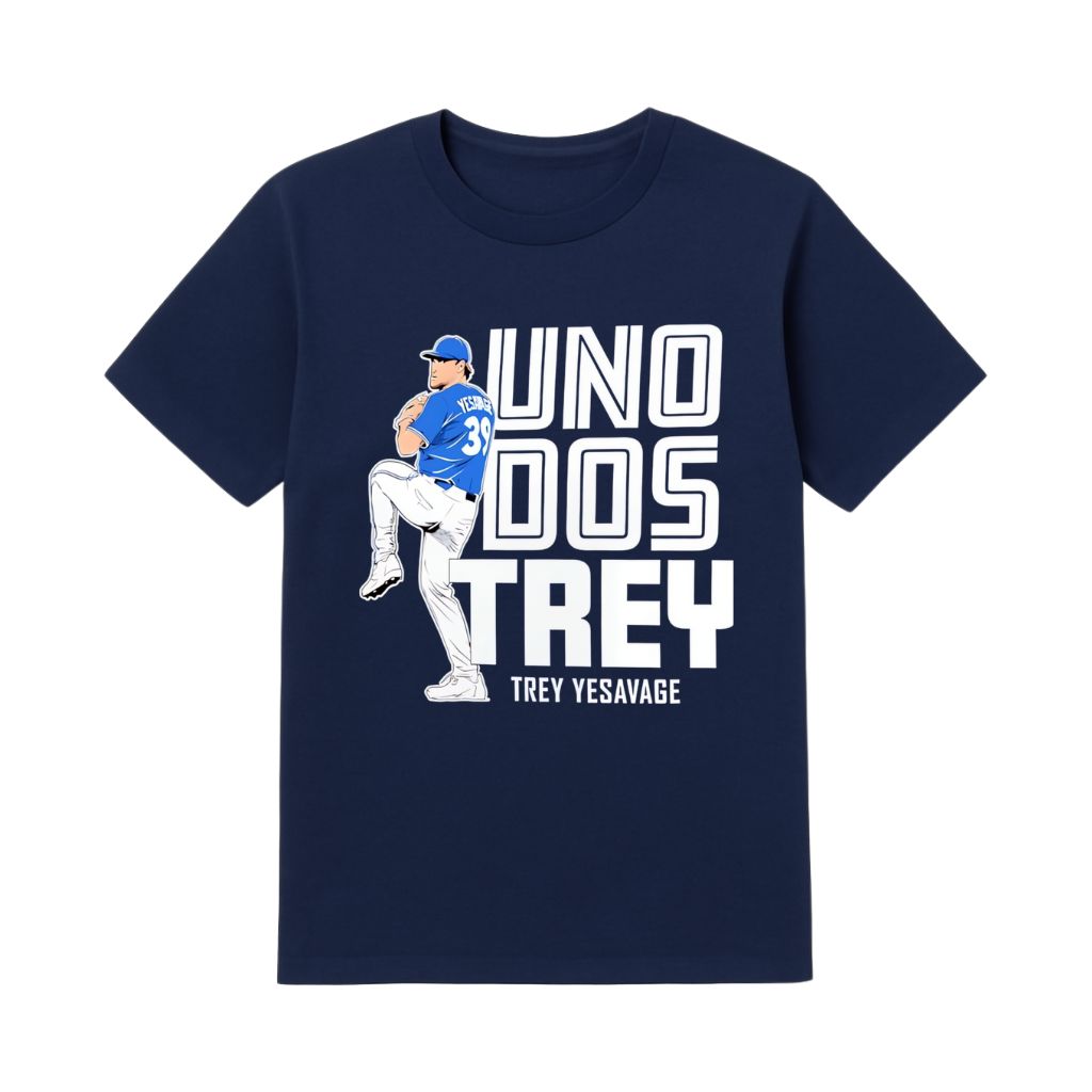 Trey Yesavage Blue Jays Uno Dos Trey Shirt