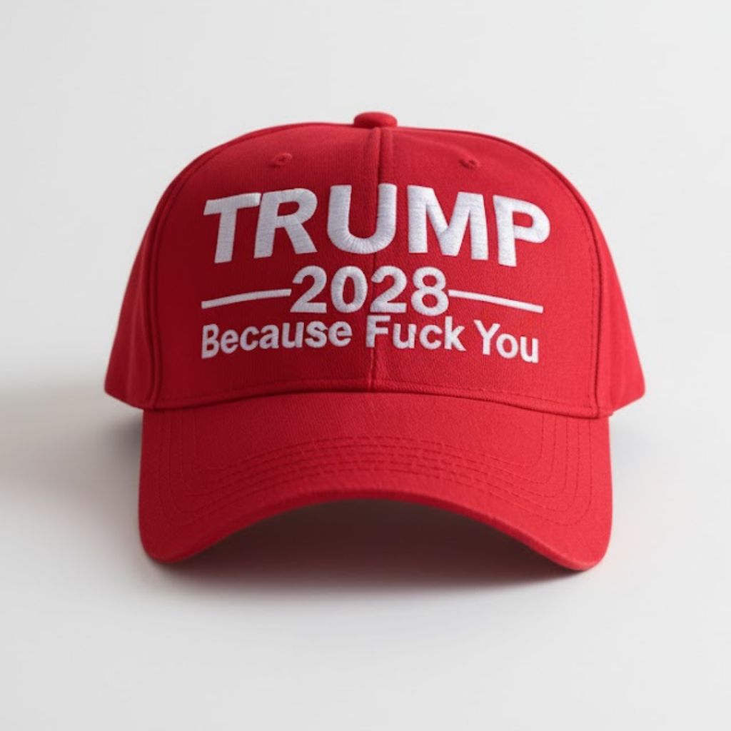 Trump 2028 Because Fuck You Hat
