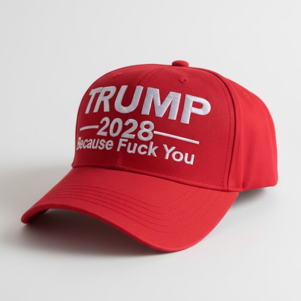 Trump 2028 Because Fuck You Hat