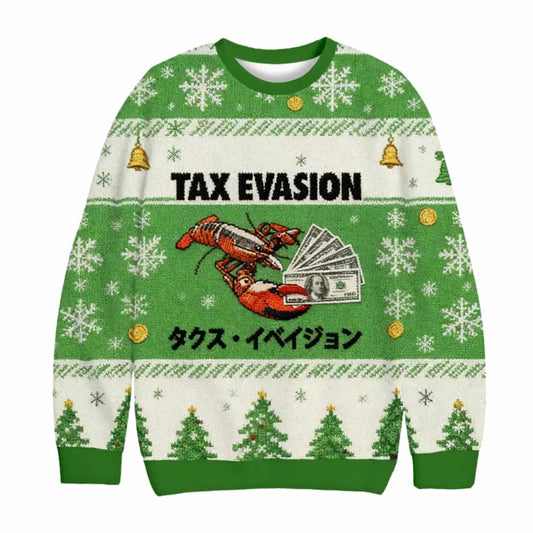 Tux Evasion Funny Ugly Christmas Sweater