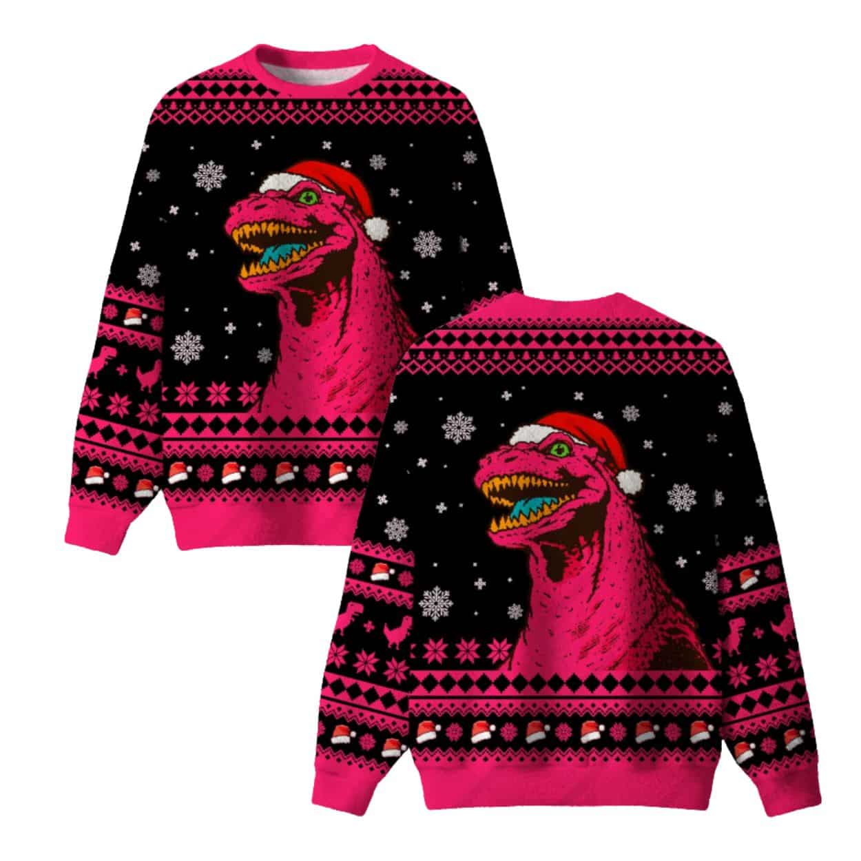 Tyrannosaurus Rex Ugly Christmas Sweater
