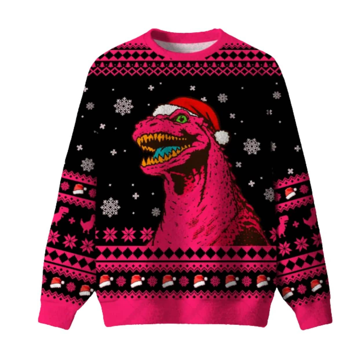 Tyrannosaurus Rex Ugly Christmas Sweater