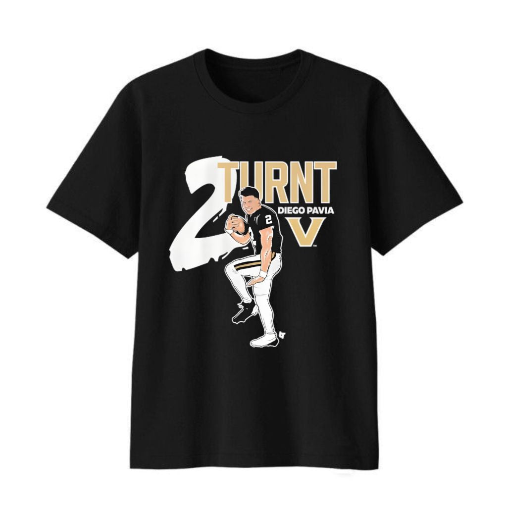 Vanderbilt Commodores Diego Pavia 2 Turnt Shirt