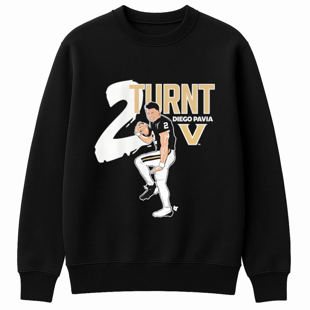 Vanderbilt Commodores Diego Pavia 2 Turnt Shirt
