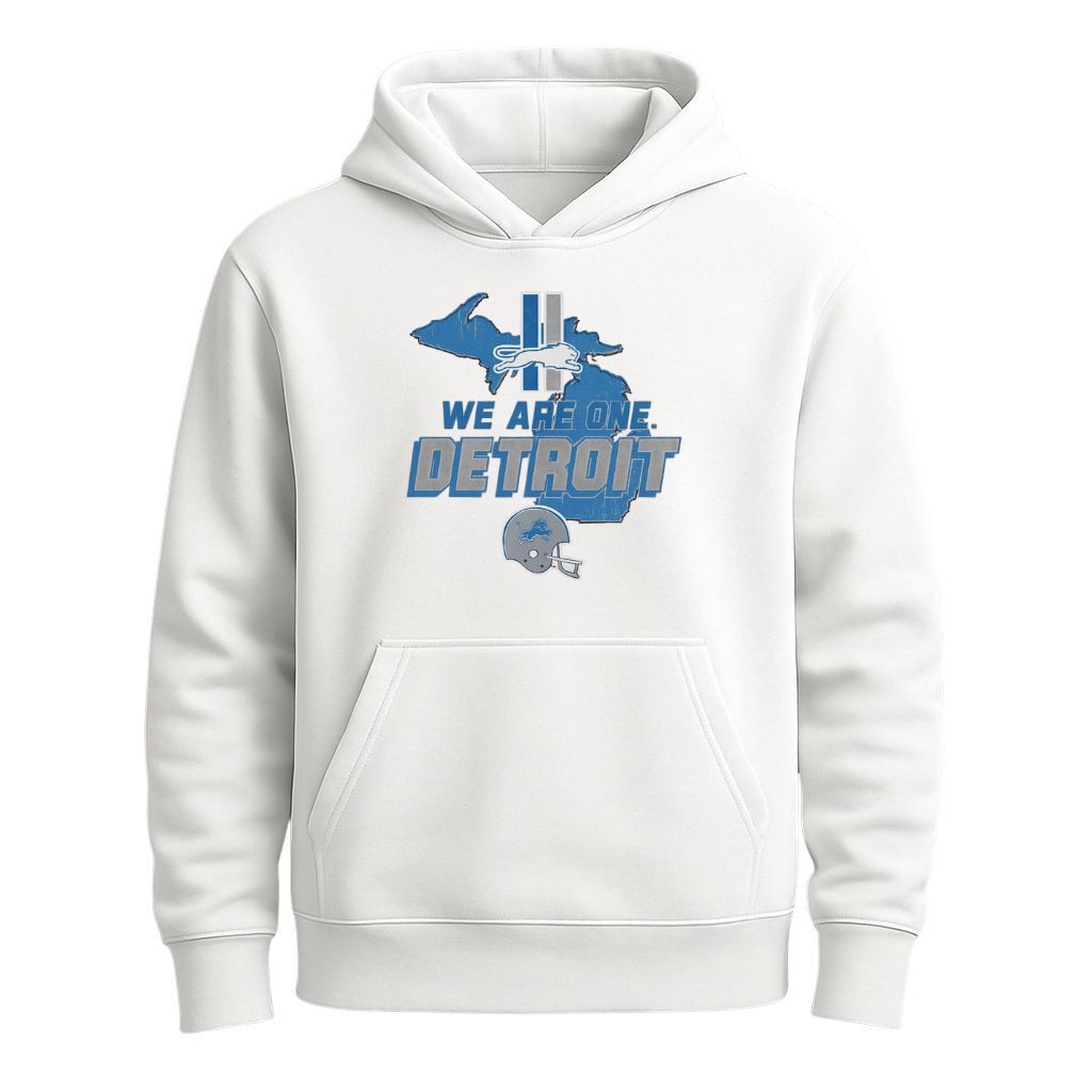 We Are One Detroit Lions Hoodie