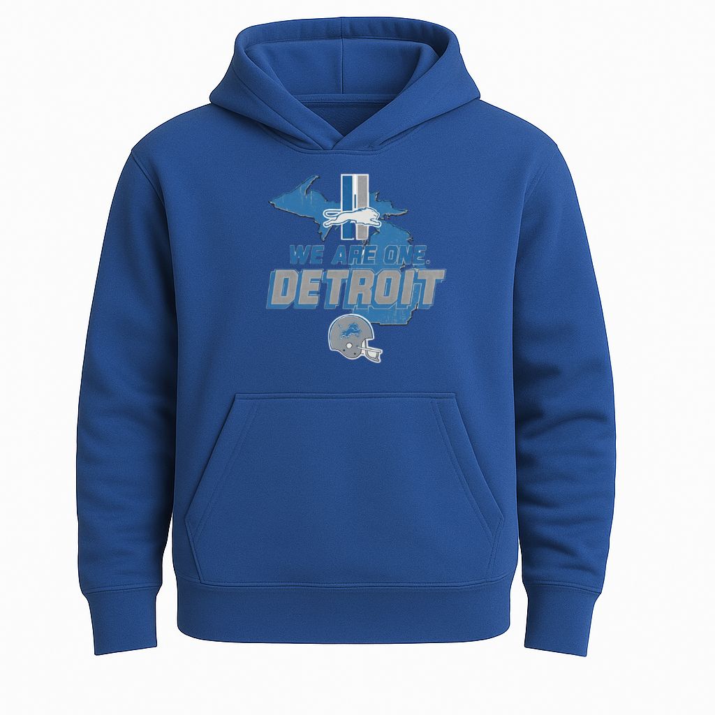 We Are One Detroit Lions Hoodie