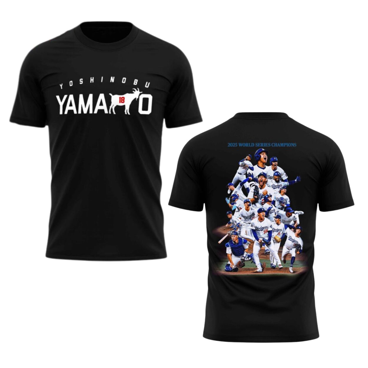 Yamamoto Dodgers GOAT World Series 2025 Shirt 