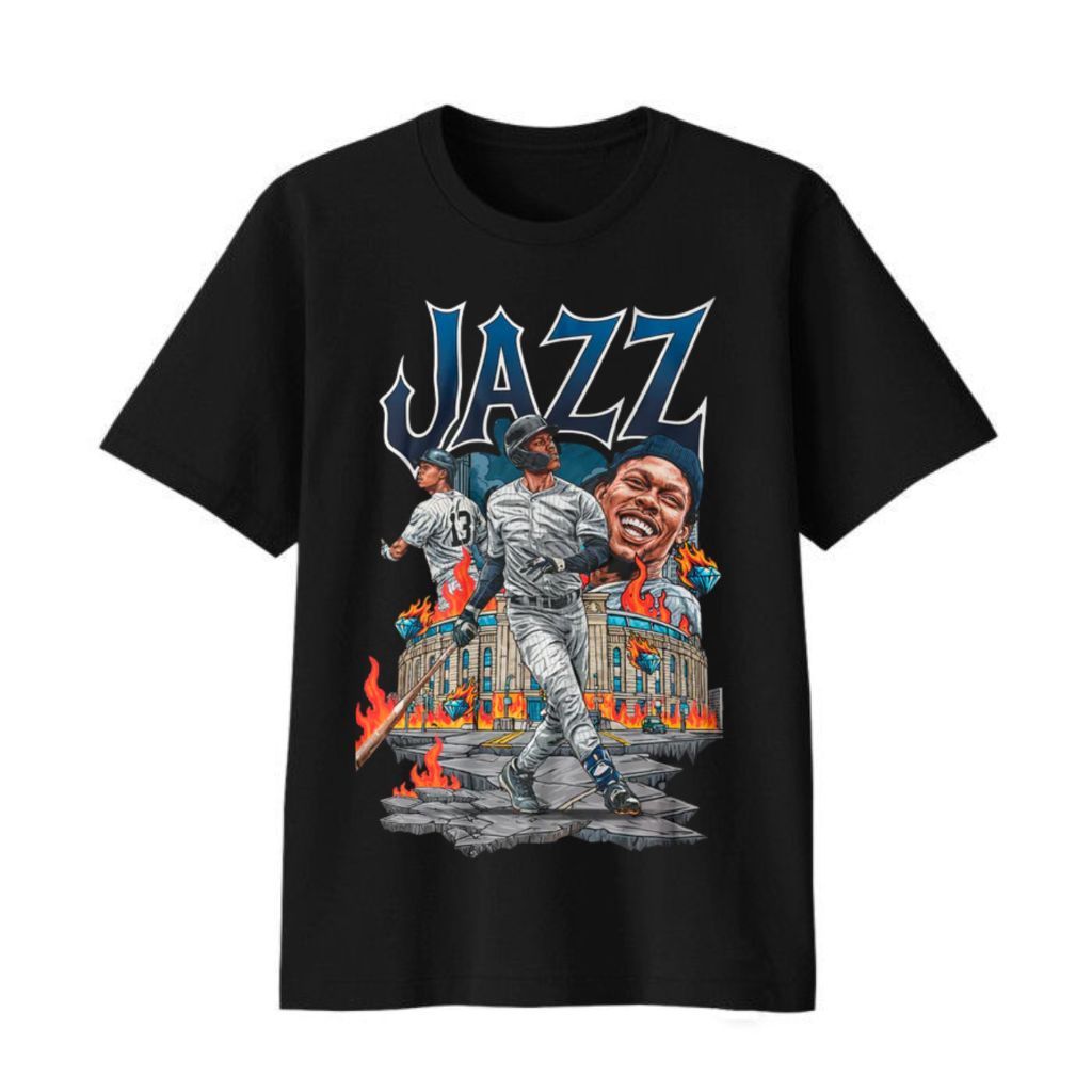 Yankees Jazz Chisholm Jr Stadium Fire Bronx Hero Shirt