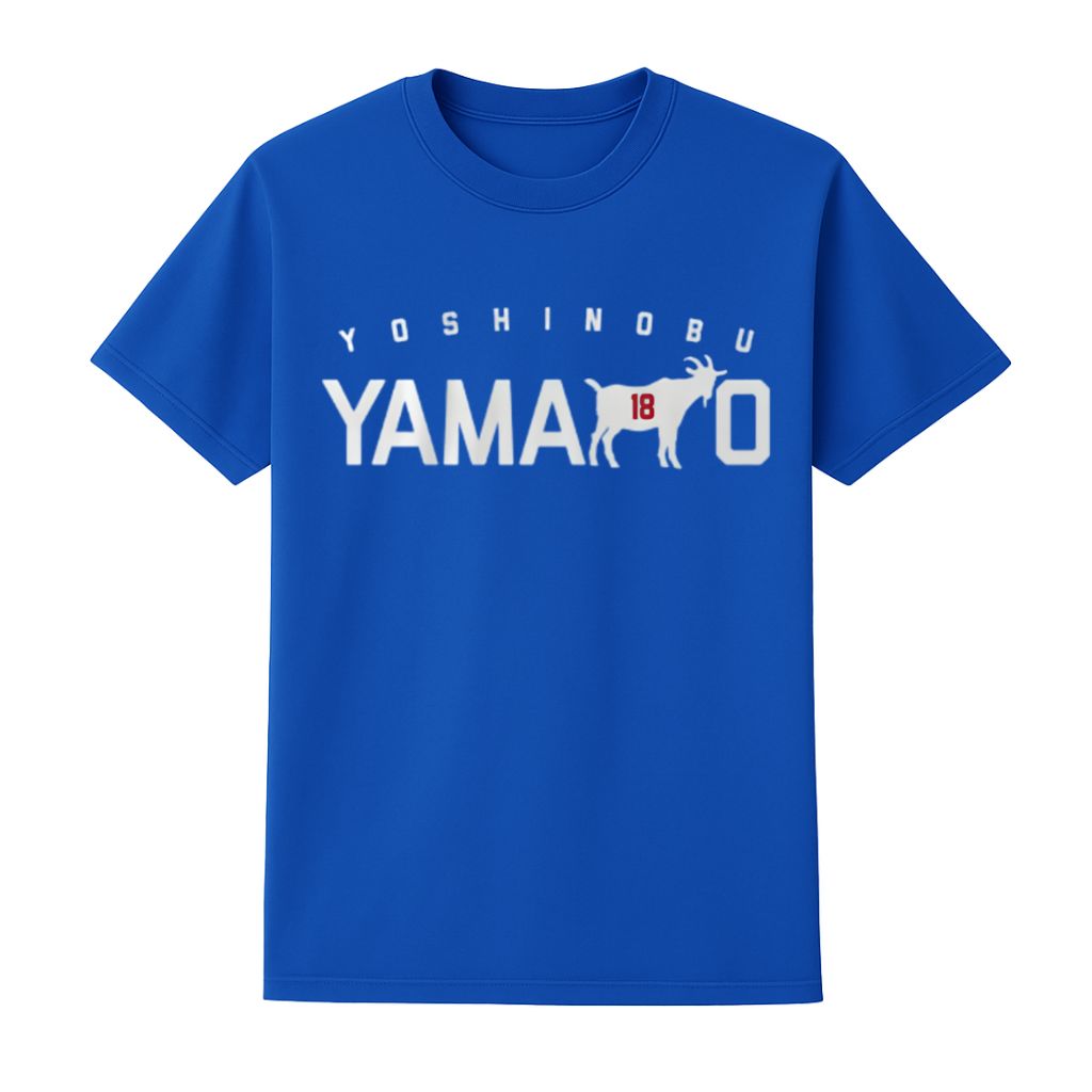 Yoshinobu Yamamoto GOAT 18 Shirt