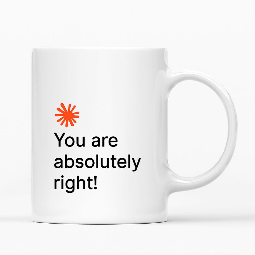 You Are Absolutely Right Mug